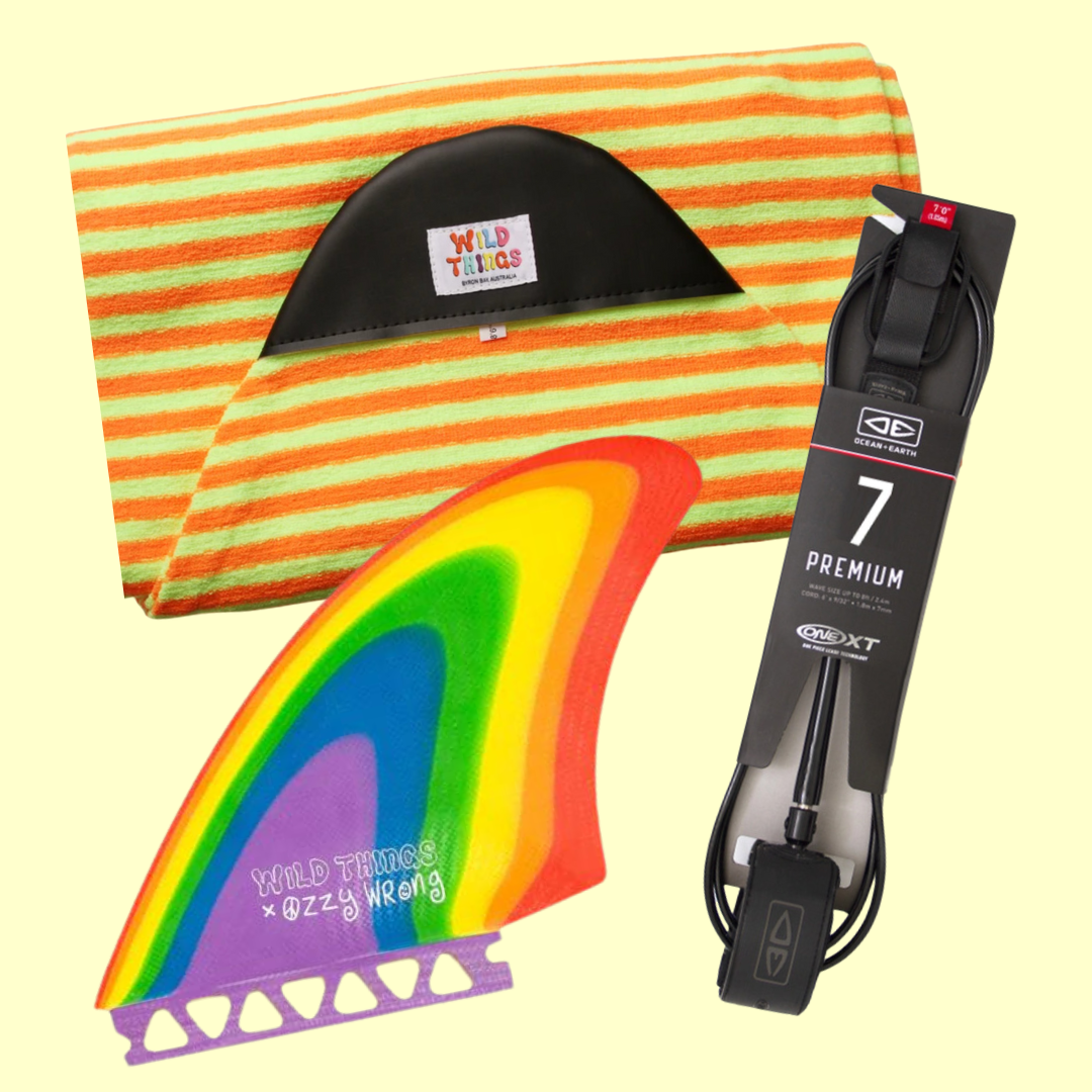 Rainbow Hybrid Twin Fin - Gift Pack