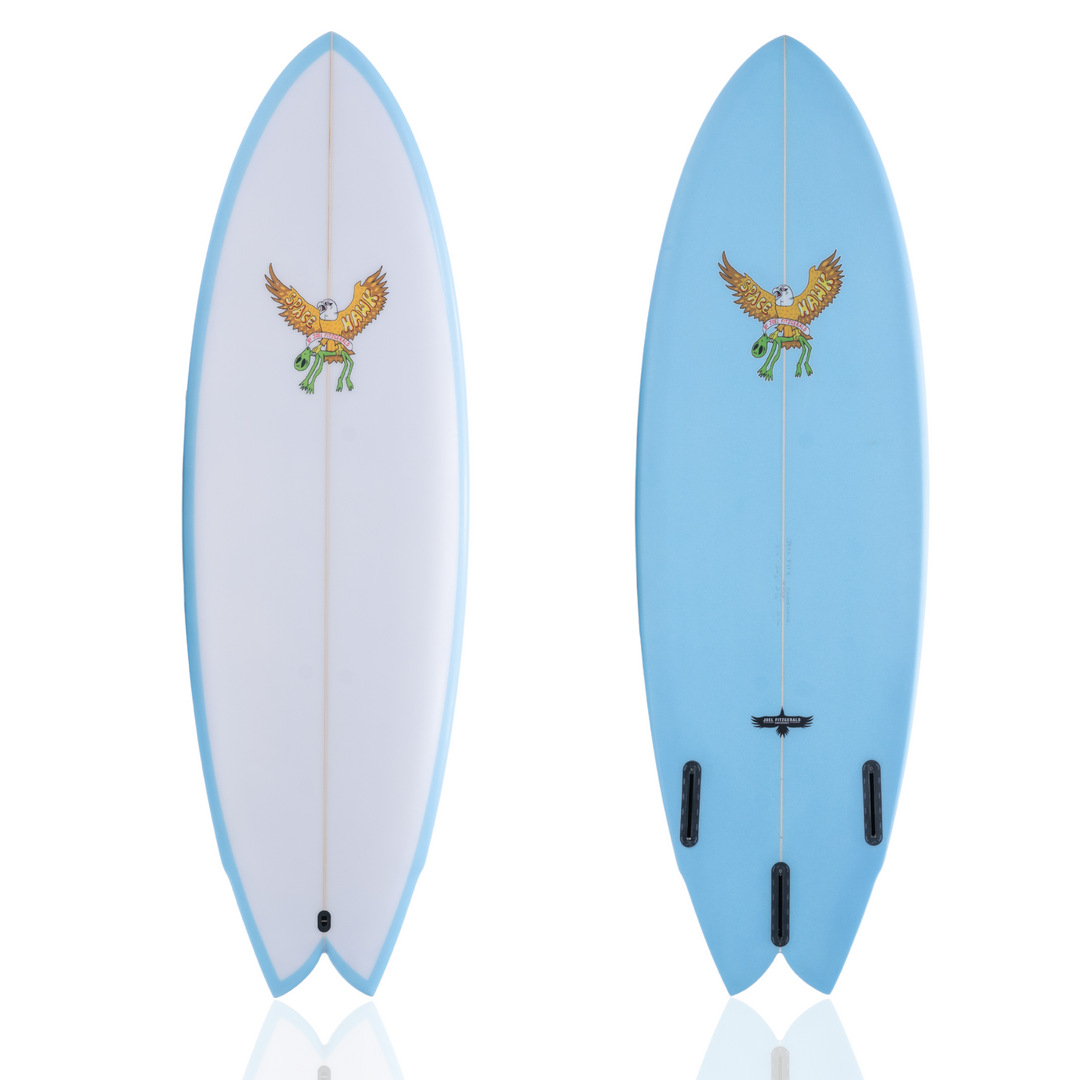 Space Hawk Twin Fin + Stabiliser