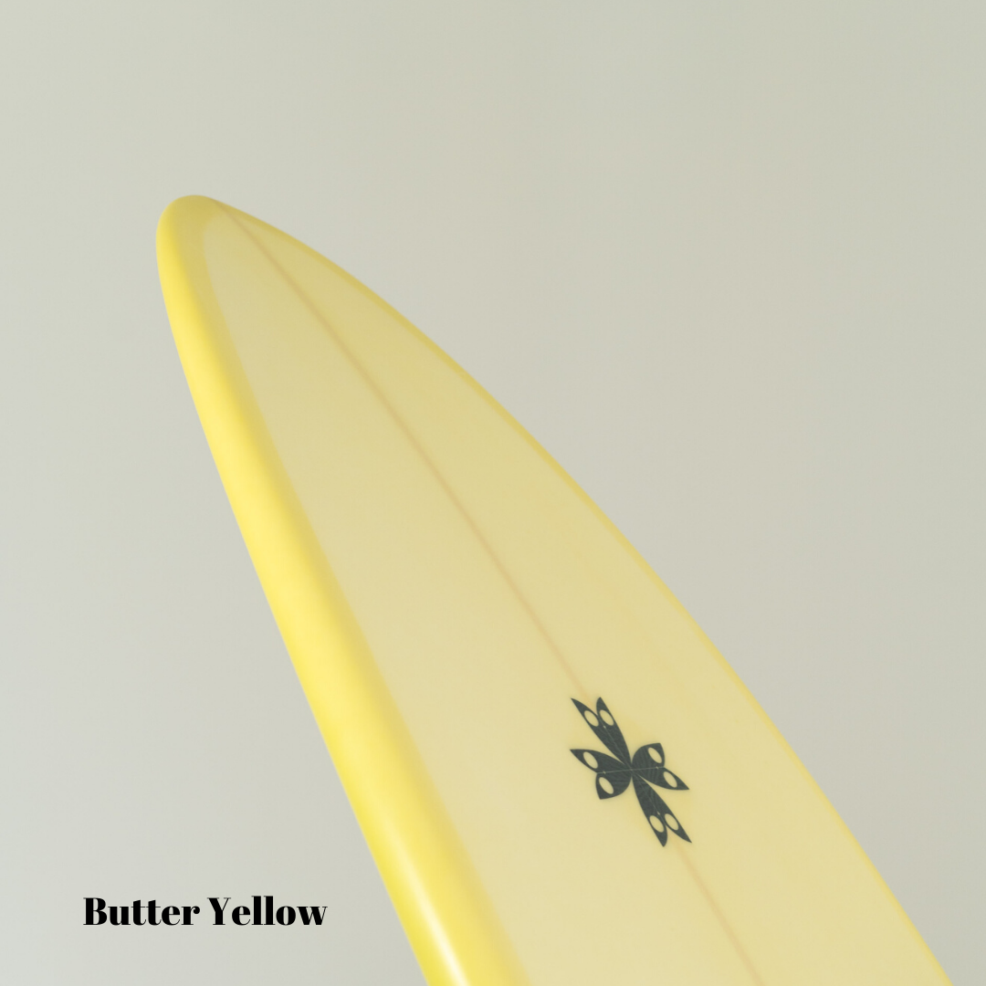 Joel Fitzgerald Surfboards Butter Yellow Airbrush