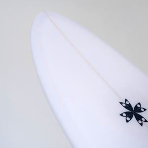 Joel Fitzgerald Surfboards White Airbrush
